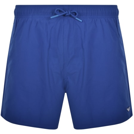 Product Image for Emporio Armani Logo Swim Shorts Blue