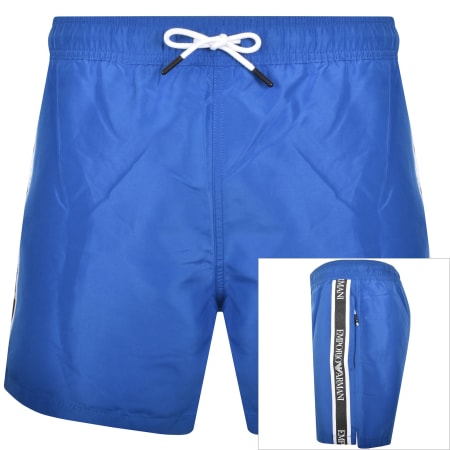 Product Image for Emporio Armani Logo Swim Shorts Blue