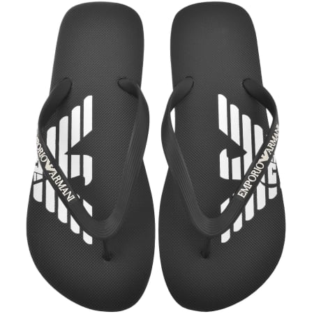 Product Image for Emporio Armani Logo Flip Flops Black