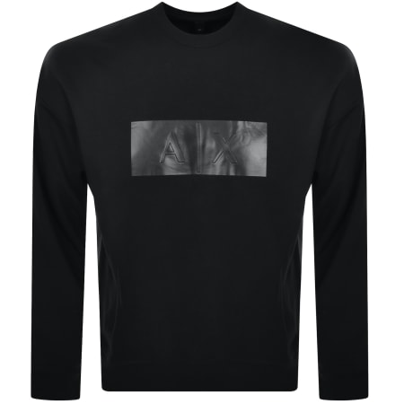 Product Image for Armani Exchange Logo Sweatshirt Black