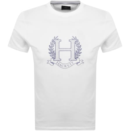 Product Image for Hackett Heritage Crest Graphic T Shirt White
