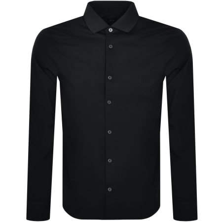 Product Image for Armani Exchange Long Sleeve Shirt Black