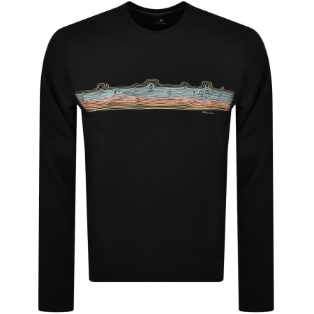 Product Image for Paul Smith Desert Stripe Sweatshirt Black