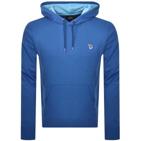 Product Image for Paul Smith Pullover Zebra Hoodie Blue