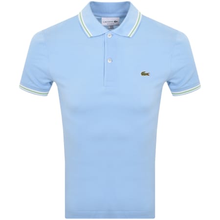 Product Image for Lacoste Tipped Polo T Shirt Blue