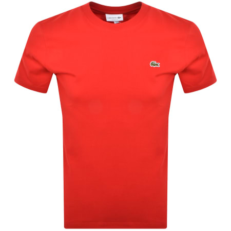 Product Image for Lacoste Crew Neck T Shirt Red