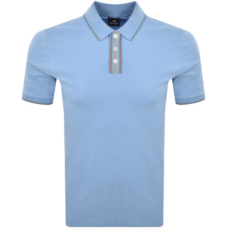 Product Image for Paul Smith Logo Polo T Shirt Blue