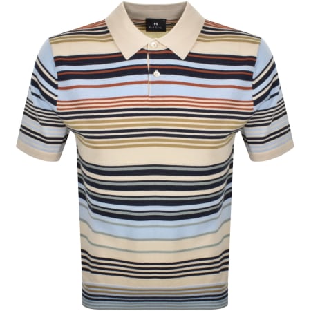 Product Image for Paul Smith Logo Knitted Polo White