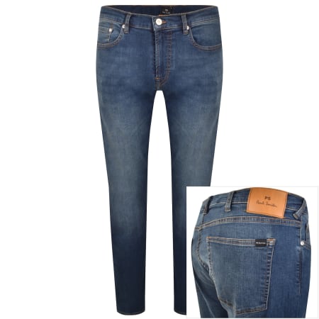Product Image for Paul Smith Tapered Fit Jeans Mid Wash Blue