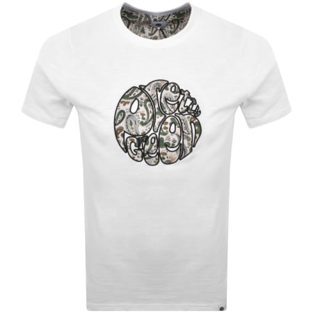 Product Image for Pretty Green Aquarelle Paisley T Shirt White