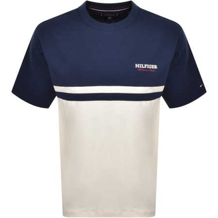 Product Image for Tommy Hilfiger Logo Monotype T Shirt Blue