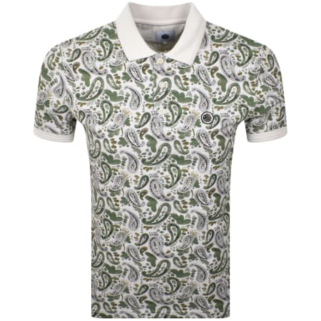 Product Image for Pretty Green Aquarelle Paisley Polo Stone