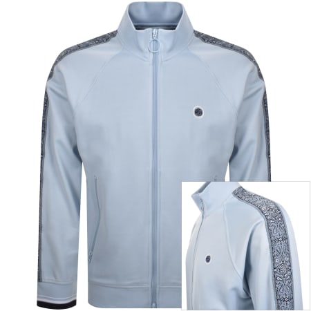 Product Image for Pretty Green Eclipse Paisley Tape Track Top Blue