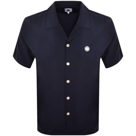 Product Image for Pretty Green Islington Short Sleeved Shirt Navy