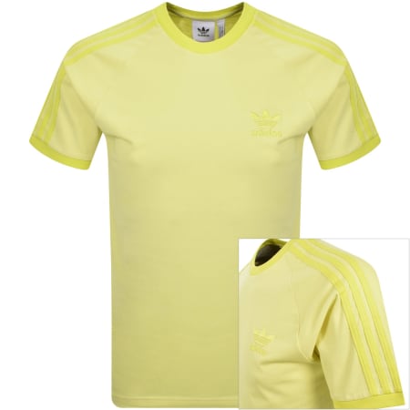 Product Image for adidas Originals 3 Stripes T Shirt Yellow
