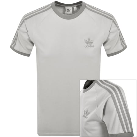 Product Image for adidas Originals 3 Stripes T Shirt Grey