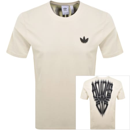 Product Image for adidas Originals Skeleton Tee T Shirt Cream