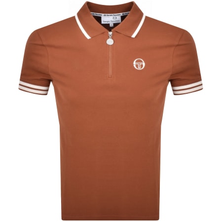 Product Image for Sergio Tacchini New Iceberg Zip Polo Brown