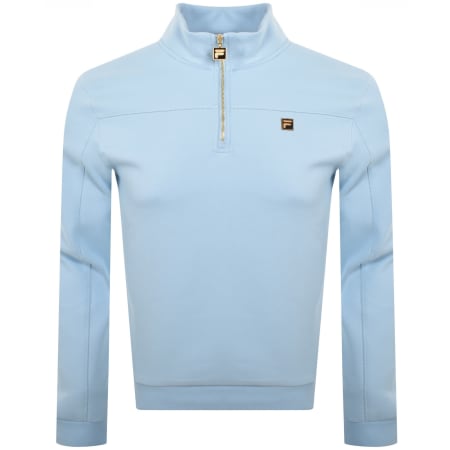 Product Image for Fila Vintage Kevin Half Zip Sweatshirt Blue