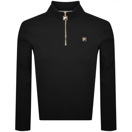 Product Image for Fila Vintage Kevin Half Zip Sweatshirt Black