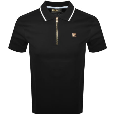 Product Image for Fila Vintage Lemar Polo T Shirt Black