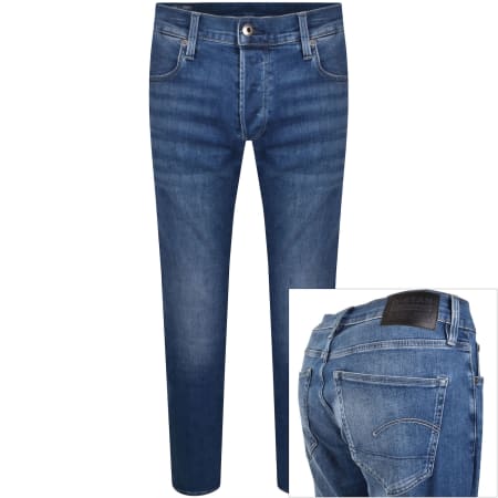 Product Image for G-Star 3301 Slim Fit Jeans Mid Wash Blue