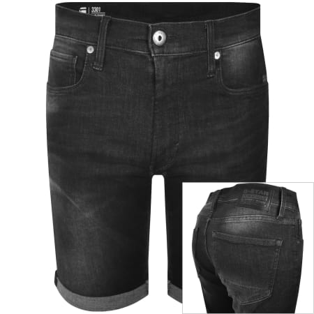 Product Image for G Star Raw 3301 Denim Shorts Grey
