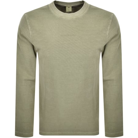 Product Image for G Star Raw Overdyed Sweatshirt Green