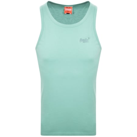 Product Image for Superdry Essential Logo Vest Green