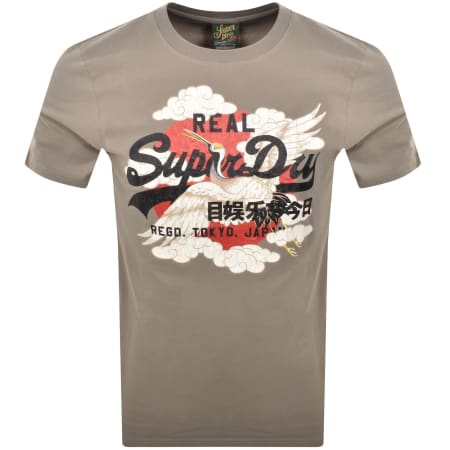 Product Image for Superdry VL Tokyo Relaxed Logo T Shirt Green