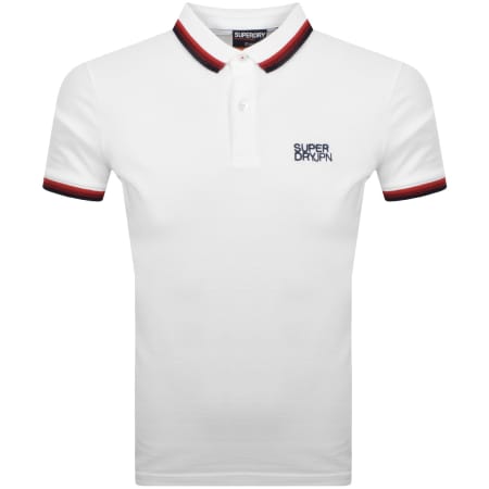Product Image for Superdry Tipped Polo T Shirt White