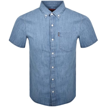 Product Image for Superdry Essential Short Sleeved Shirt Blue