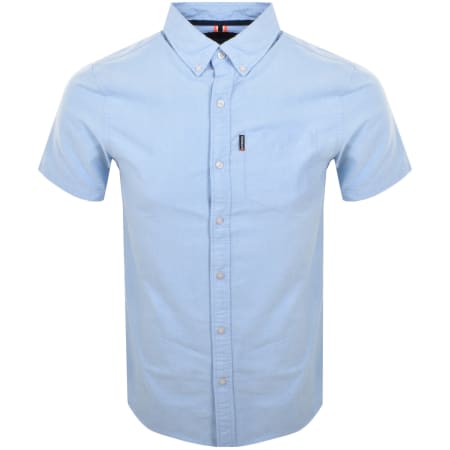 Product Image for Superdry Oxford Short Sleeved Shirt Blue