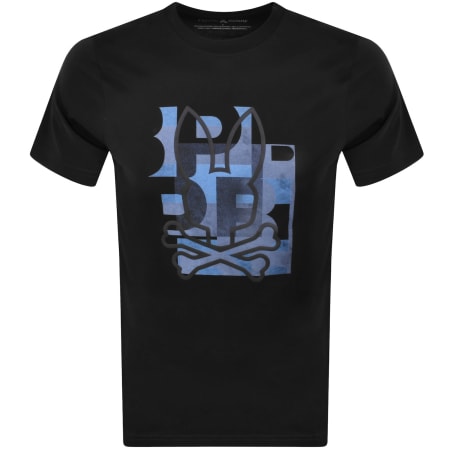 Product Image for Psycho Bunny Zealand Graphic Logo T Shirt Black