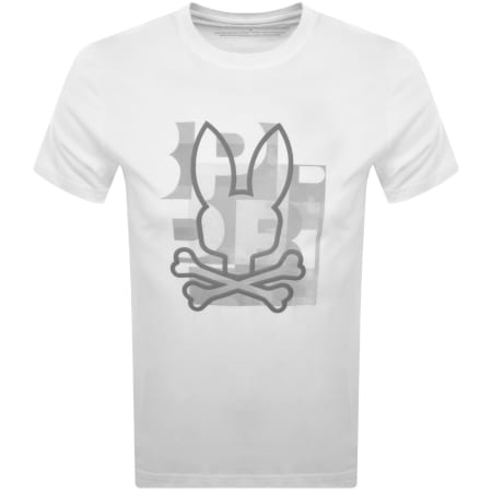 Product Image for Psycho Bunny Zealand Graphic Logo T Shirt White