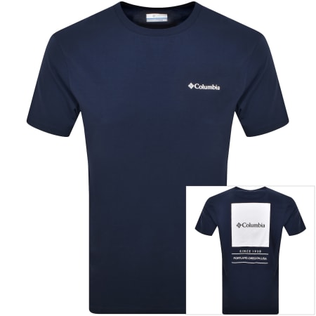 Product Image for Columbia Barton Springs Graphic T Shirt Navy