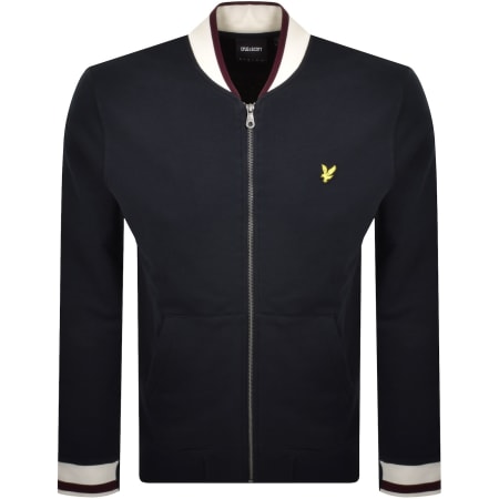 Product Image for Lyle And Scott Bomber Sweatshirt Navy