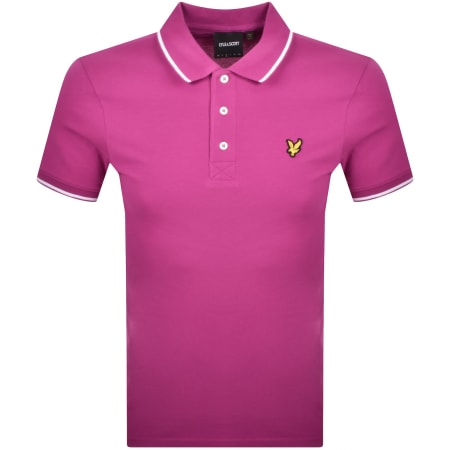 Product Image for Lyle And Scott Tipped Polo T Shirt Pink