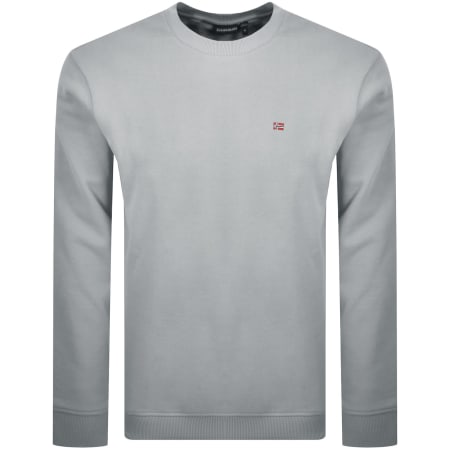 Product Image for Napapijri Balis Flag Logo Sweatshirt Grey