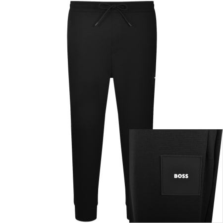 Product Image for BOSS Hadiko Rib Joggers Black