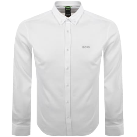 Product Image for BOSS B Motion Long Sleeve Shirt White