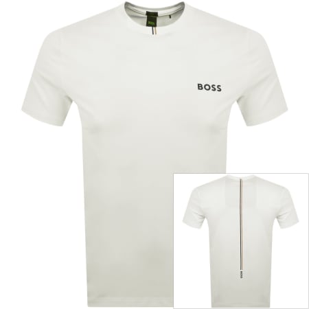 Product Image for BOSS Tee MB Slim Fit T Shirt White
