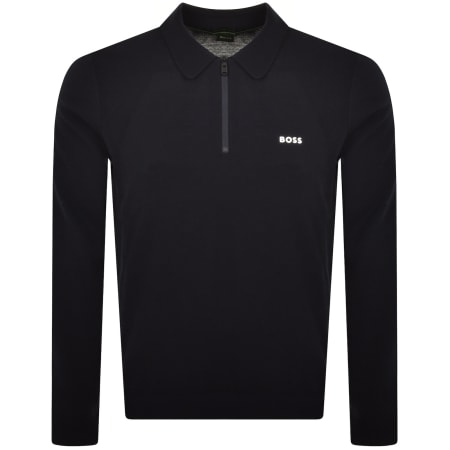 Product Image for BOSS Momentum Lite Knit Jumper Blue