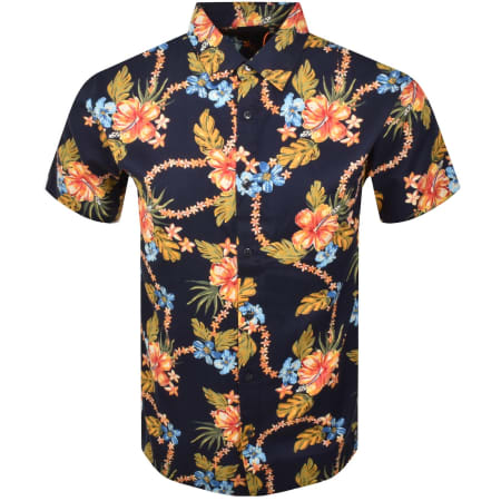 Product Image for Superdry Short Sleeved Hawaiian Shirt Navy