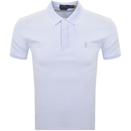 Product Image for Ralph Lauren Custom Slim Polo T Shirt Blue