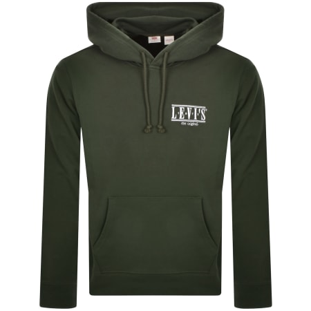 Product Image for Levis Relaxed Logo Hoodie Green