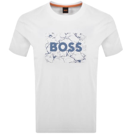Product Image for BOSS Te Logospace T Shirt White