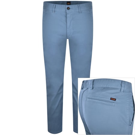 Product Image for BOSS Slim Chino Trousers Blue