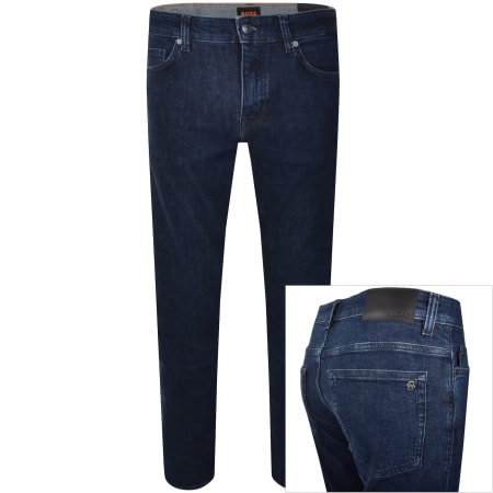 Product Image for BOSS Delaware Slim Fit Jeans Dark Wash Blue