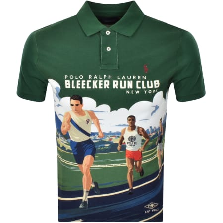 Product Image for Ralph Lauren Custom Slim Fit Polo T Shirt Green